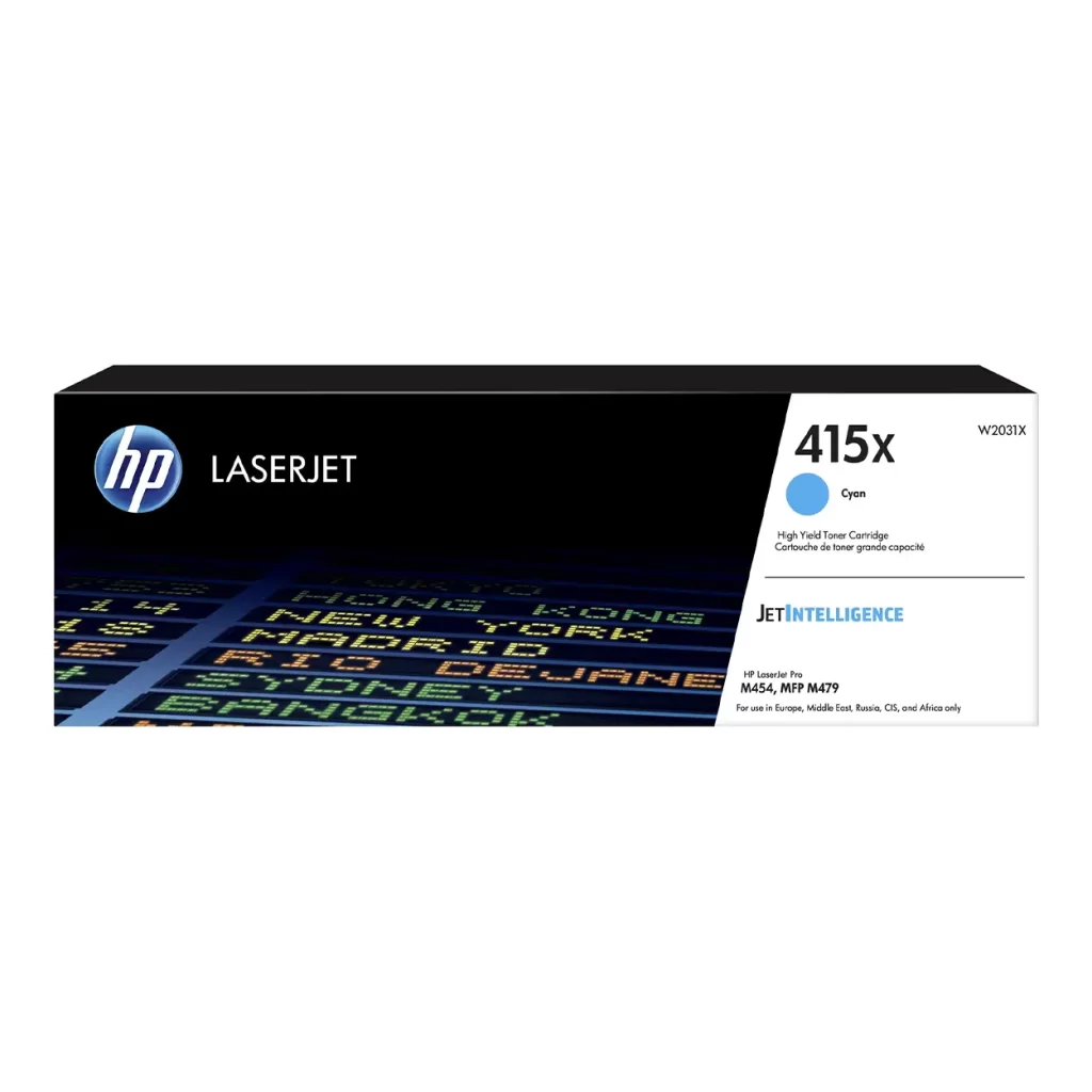 HP 415X Toner Original Cyan / W2031X