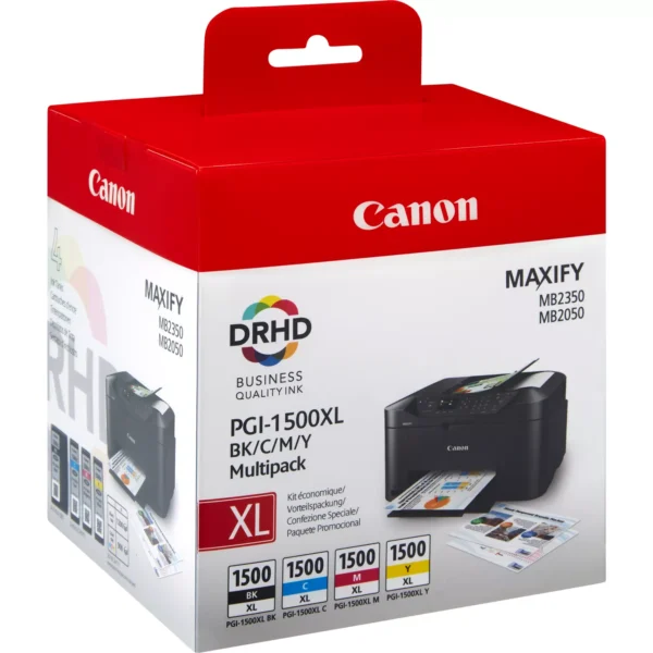 Canon PGI-1500XL Kertridž Original CMYK Multipack