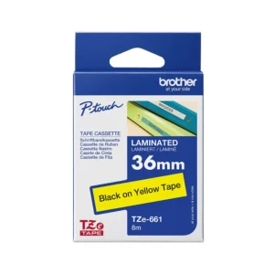 Brother TZe-661 laminirana traka 36mm (crna na žutom)