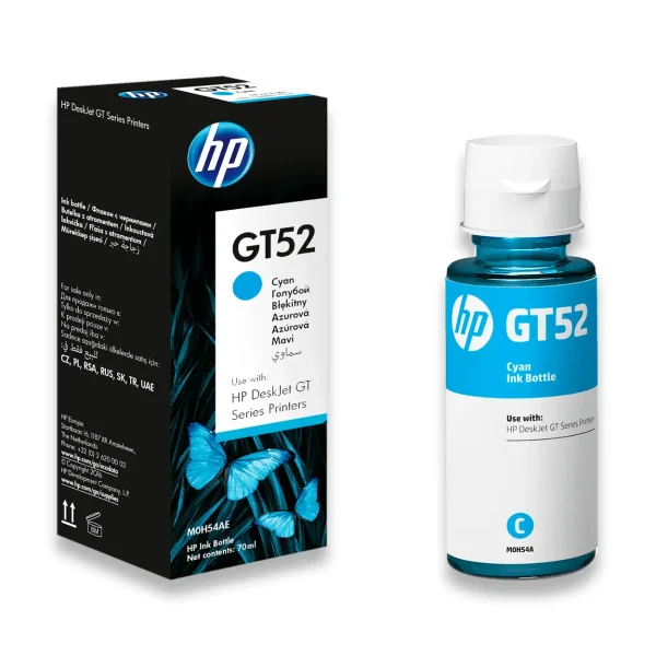 HP GT52 Mastilo Original Cyan Plavo
